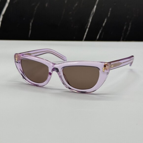 NEW GUCCI SUNGLASSES GG1521S 004 LIGHT PURPLE EYEWEAR main image 2